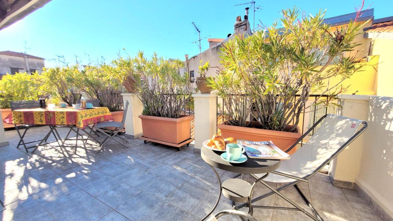 Ze Perfect Place - Appartement De Charme Nicois - 2 Chb & 2 Sdb - Ac - Terrasse - Vieux Ницца Экстерьер фото