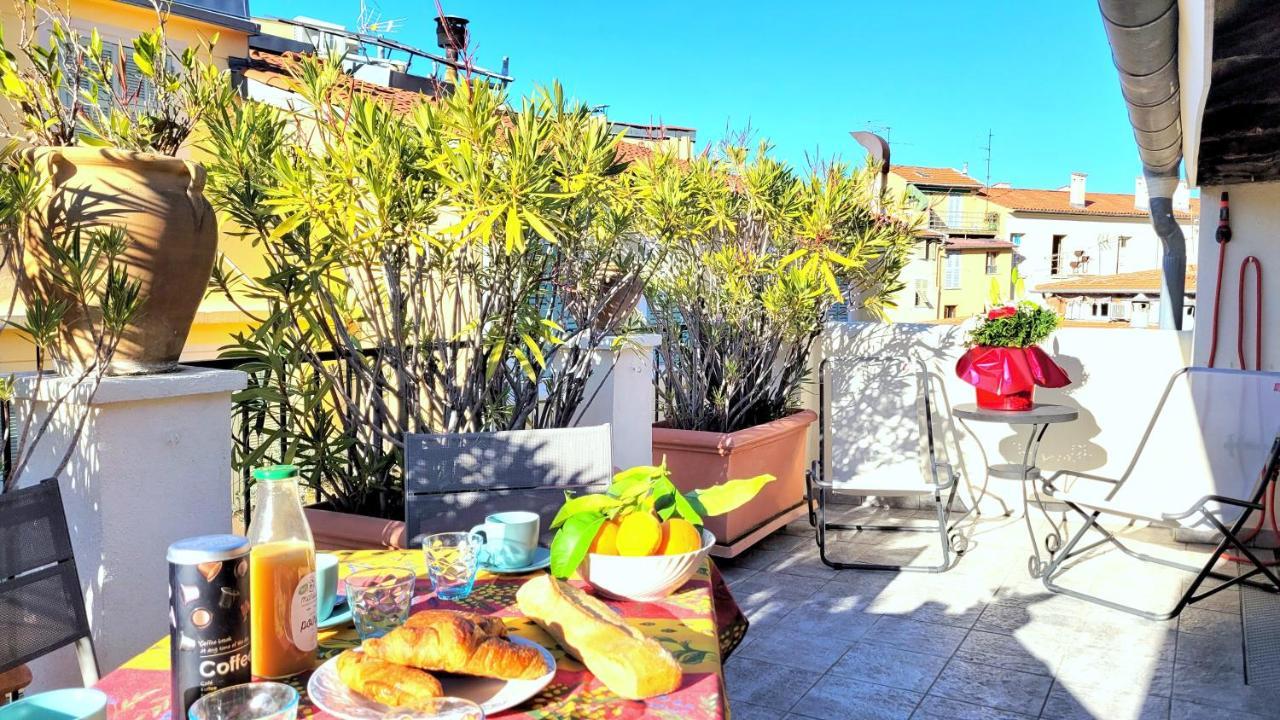 Ze Perfect Place - Appartement De Charme Nicois - 2 Chb & 2 Sdb - Ac - Terrasse - Vieux Ницца Экстерьер фото